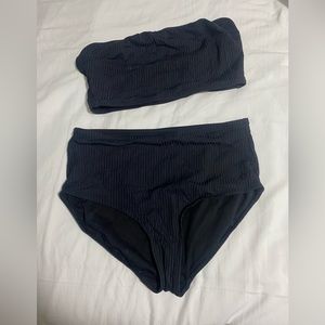 Albion fit ribbed bikini.